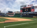 It was exciting to able to see all the spellers' pictures on the jumbotron at Nationals Park!