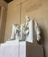 My favorite monument to visit was the Lincoln Memorial.